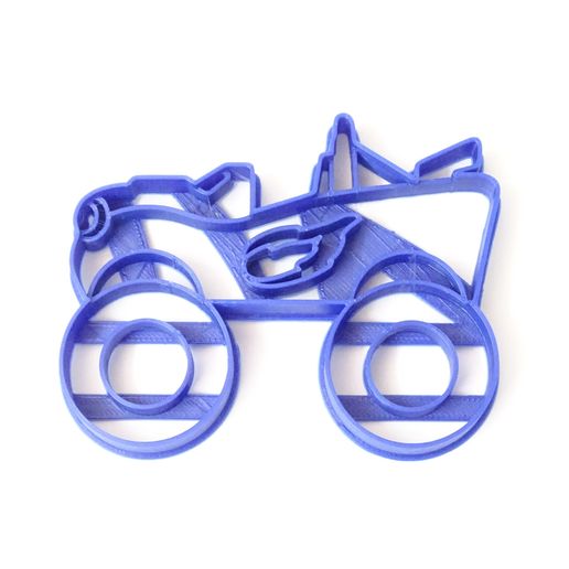 cookie cutter blaze monster truck - 3D model önizlemesi