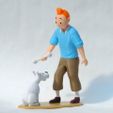 tintin_angle1.jpg Fichier 3D gratuit Tintin et Milou・Idée pour impression 3D à télécharger