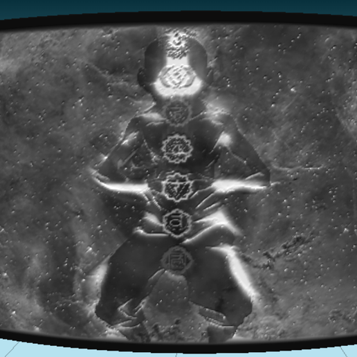 Aang Avatar State Lithophane Lamp STL - The Last Airbender Glow 3D Printable 3D model