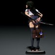 Camera07.jpg anime JK girl with sword -cute female-shy Japanese JK -school uniform  -3D print model