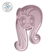 Little-pony-faces_Fluttershy_CP.png Fluttershy - My Little Pony - Cookie Cutter - Fondant - Polymer Clay