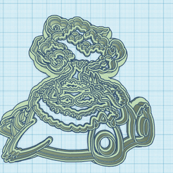 143-Gigantamax-Snorlax.png Файл STL Покемон: Гигантамакс Снорлакс Вырезалка для печенья・Идея 3D-печати для скачивания