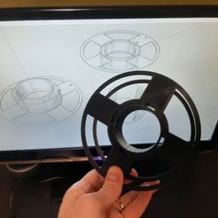 olsQHyoSQtGfY5HHCEv_4g.jpg STL file Kit PLA 1kg transfer spool Flashforge Adventurer 3 series・Design to download and 3D print
