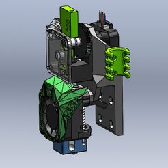 1.jpg titan extruder support with e3d v6 eva style hotend for hta or prusa steel.