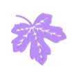 tree leaf decoration.stl Feuille d'arbre