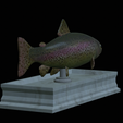 Trout-statue-13.png fish rainbow trout / Oncorhynchus mykiss statue detailed texture for 3d printing
