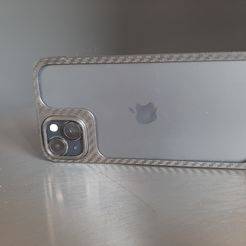 20240516_184130-1.jpg Carbon Frame Cover for iPhone 14 & 15 PLUS