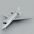 6.png Gulfstream IV  Private Jet aircraft MODEL