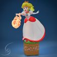 37.jpg Princesa Peach - STL 3D Print Figure