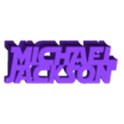 Michael Jackson letras elevadas.stl Michel Jackson, Poster, Sign, Signboard, Logo, Pop singer, Pop music, Disco, Soul