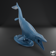 Mosasaurus-wax-2.png Mosasaurus hoffmanni 3D print model