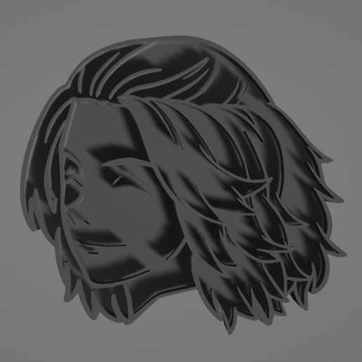 Mikey Tokyo Revenger Cookie Cutter 3D model