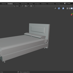 CAMA CON RESPALDO.png BED WITH ITS BACKREST