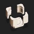 1-03.jpg Multi-Part Banded Tumbler Mold with Alignment Keys (STL, OBJ, STEP)