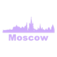 Moscow_all.stl Wall silhouette - City skyline Set
