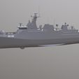 tbrender005.jpg Diponegoro class corvette Low-poly 3D model