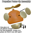 Propeller-Assembly.png Propeller Mushroom Flyer Power Up from New Super Mario Bros for Wii Nintendo
