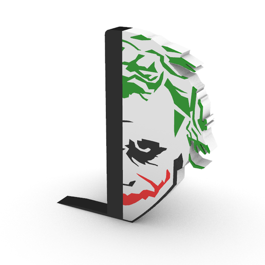 BOOKEND JOKER FACE 3D model