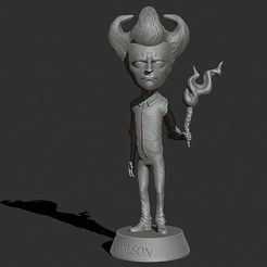 00fd9dc80ed06384a680084dc86f8450_display_large.jpg Free STL file Wilson with torch Don T Starve Character・3D print object to download