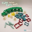 CuteCarsBunny_8.jpg Free STL file Cute Cars - Funny Bunny Bus・3D printing idea to download