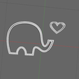 elephant.png Elephant Cookie Cutter