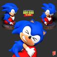 3side.jpg Kid Sonic holds red heart