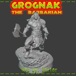 1.jpg Free 3D file Grognak the Barbarian・3D print design to download