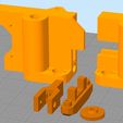 x_mount_inkl.bearing.jpg Hesine M505 Anet A8 (Prusa i3) X-Mounts incl. 8mm bearing (LM8UU) and belt tensioner