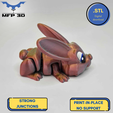 77.png ARTICULATED BUNNY MFP3D - PAMPAM - THUMPER -NO SUPPORT - PRINT IN PLACE - SENSORY TOY-FIDGET