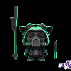 Capture d’écran 2017-08-16 à 18.25.49.png Fichier STL gratuit L'équipe Teemo omega (style de jouet urbain) de la ligue des légendes・Plan pour impression 3D à télécharger