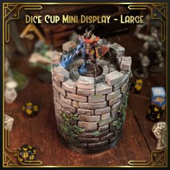 diceCupLarge0.jpg Dice Cup - Mini/Dice Display - Large
