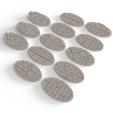90mm-x-52mm-Oval-1.png 90mm x 52mm Oval Scenic Wargaming Bases - Stone Bricks & Slabs