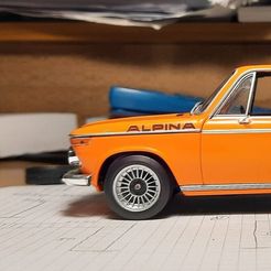 a10_3.jpeg OBJ file Alpina Classic BMW 2002tii E10 Wheels・3D printer design to download