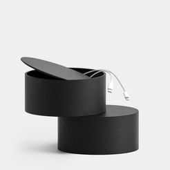 enable2.133.jpg 3D file Round Box・3D printing idea to download
