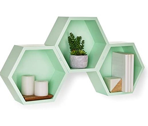 71KeFLSzBAL._AC_SX522_.jpg Modular Hexagon Shelf Foldable Print - MAKE YOUR OWN PATTERN