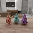 HighQuality7.png 3D Christmas Tree Pack Decor with 3D Stl Files and Ready to Print & Christmas Gift, 3D Printing, Christmas Decor, 3D Printed Decor
