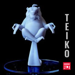 presentacion castor.jpg STL file Meditating Beaver・3D printable design to download