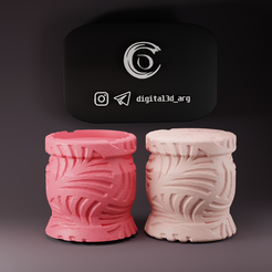 2.png STL file ARTISTIC MATTE: UNIQUE DESIGN ON EACH MATTE 🎨 - 2・3D print design to download