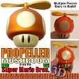 Propeller-IMG.jpg Propeller Mushroom Flyer Power Up from New Super Mario Bros for Wii Nintendo