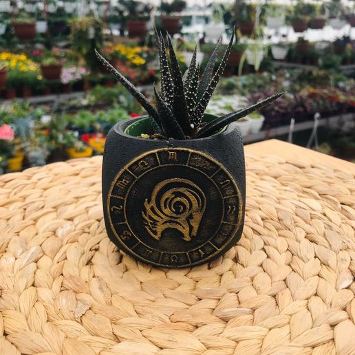 Zodiac Aries Planter Pot 3D model