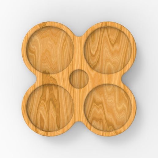 untitled.13.jpg Bubble Serving Tray 250 Pcs Cnc Cut 3D Model File For CNC Router Engraver, Plate Carving Machine, Relief, serving tray Artcam, Aspire, VCarve, Cutt3D