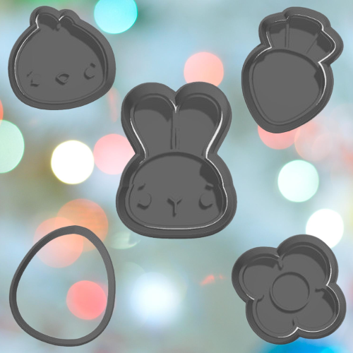 Easter Mini 6cm Cookie Cutter Set
