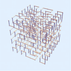 Hilbert Square 3.png Fichier STL Courbe carrée de Hilbert - Niveau 3・Design pour imprimante 3D à télécharger, dansmath
