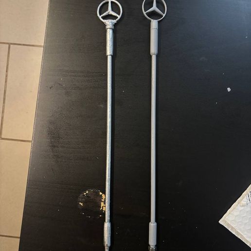Mercedes W126 W124 W140 Flag Pole Parking