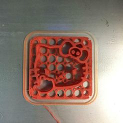 02.jpg Fichier 3D gratuit Couvercle de ventilateur 40mm Hello Fucking Kitty・Modèle à télécharger et à imprimer en 3D