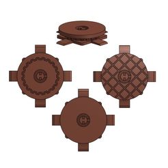 e27810af34ee573ecae36411ee6a84f8_display_large.jpg Free STL file Pressure Plate for Gloomhaven・3D print design to download