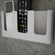 RenderRemoteHolderV2.png Triple Remote Holder