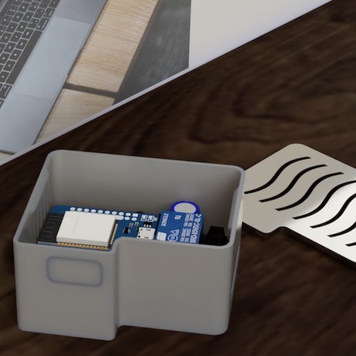 WLED shield box v1.5 3D model