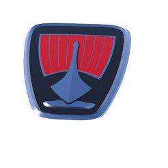 logo-rover.jpg Descargar archivo STL gratis Logotipo Rover drakkar・Modelo para la impresora 3D