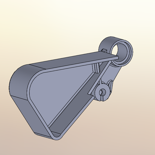 Chrysler PT Cruiser Hood Release Lever – 3D Model